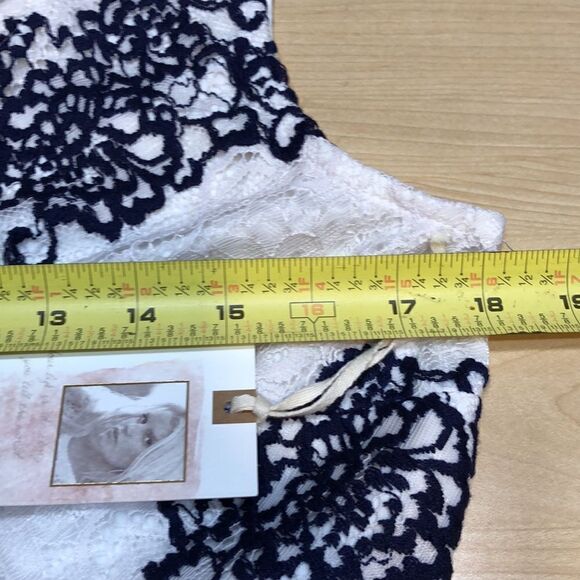 NWT Maternity Jessica Simpson Navy & White Dress M - Picture 5 of 7